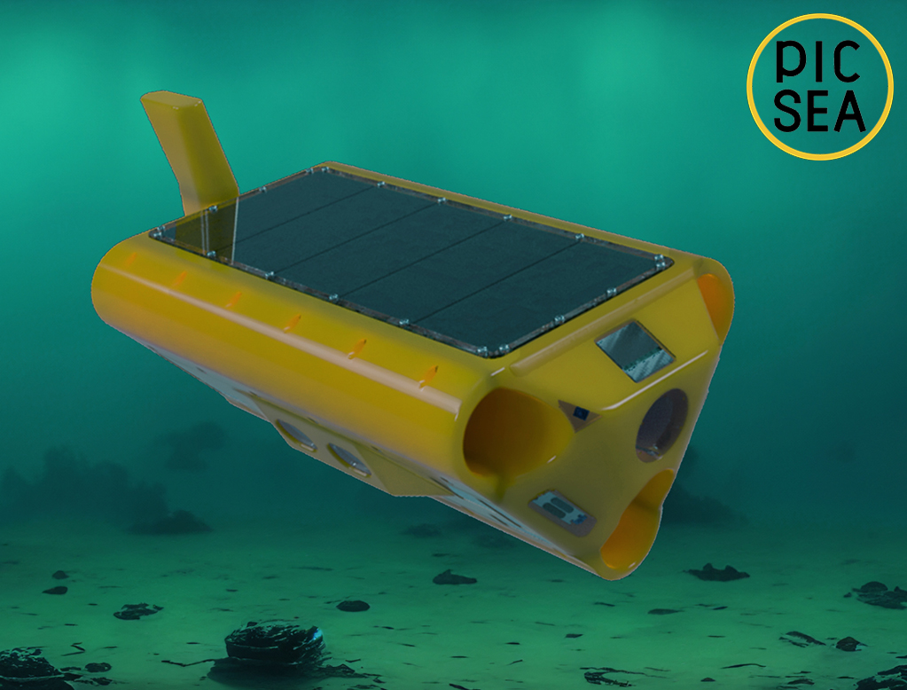 AUV underwater deep sea scan